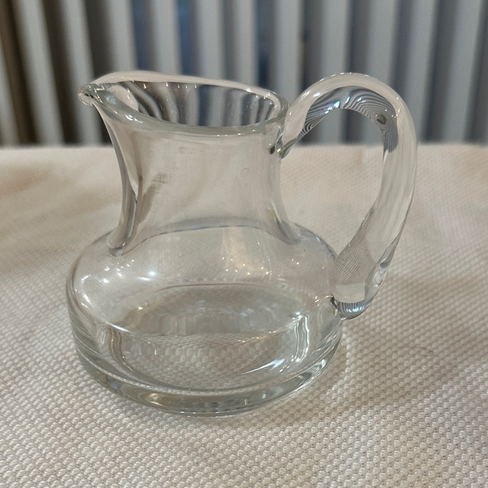 Small Clear Glass 5 oz. Pitcher